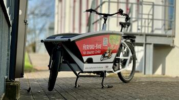 Bild vergrern: Das Herford-Bike kann jetzt auch am Bildungscampus Herford ausgeliehen werden.